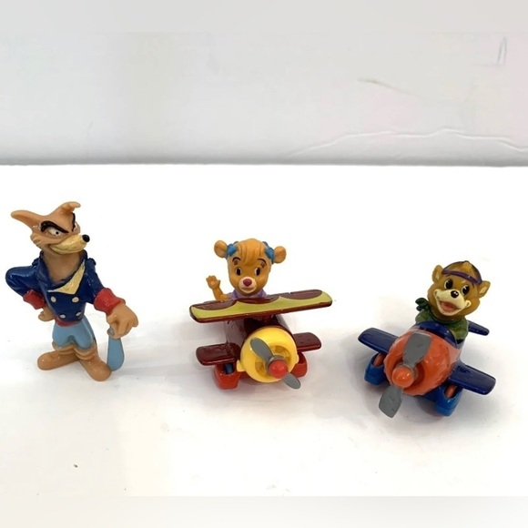 Vintage Disney Talespin Action Figures Kit Molly Don Karnage 1990 Miniature - Picture 1 of 9